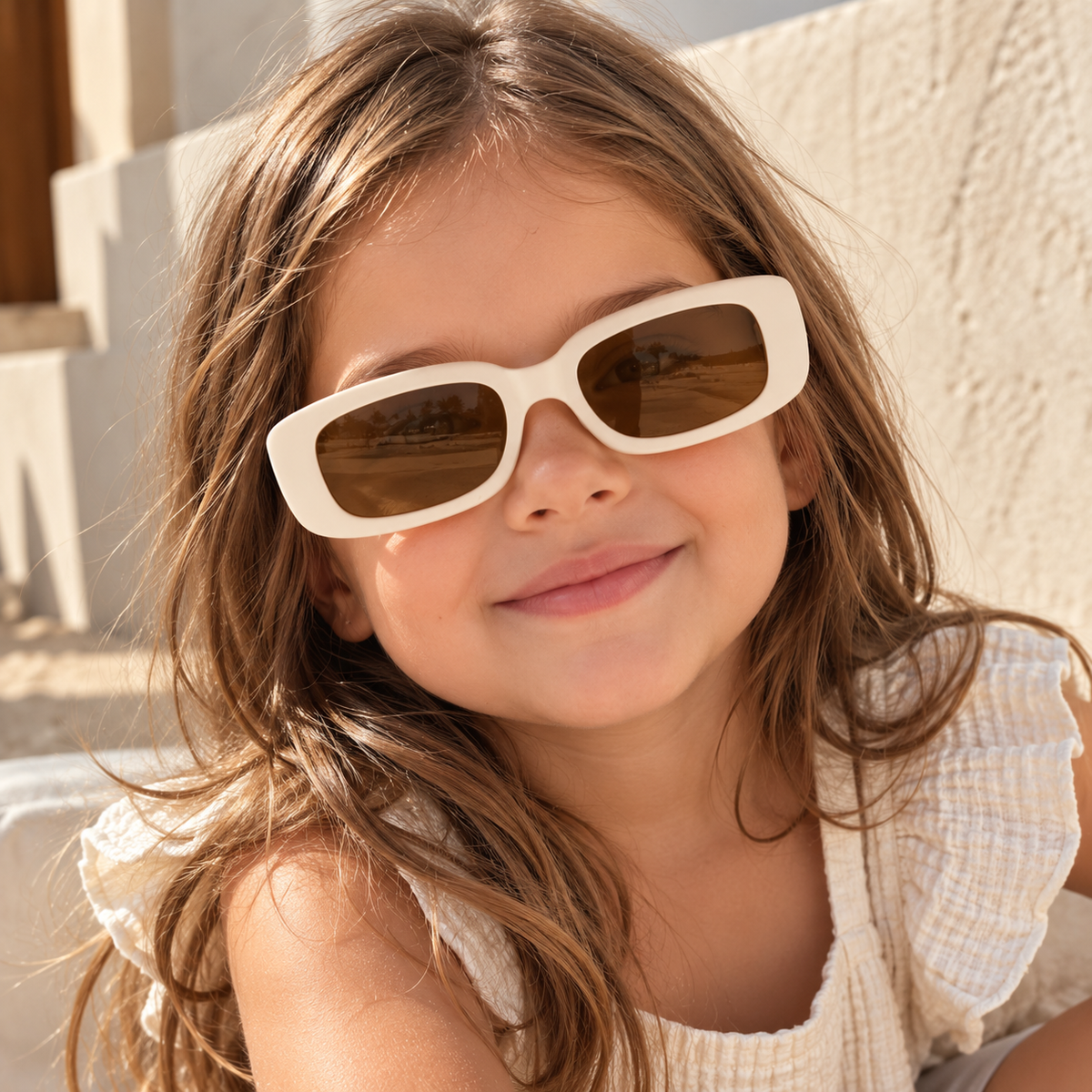 lentes vintage marfil