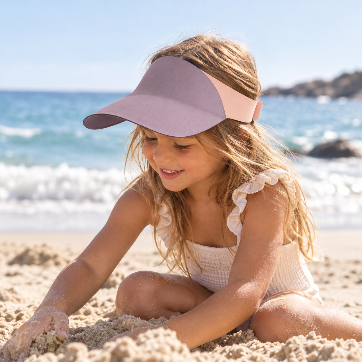 Visera de Protección Solar Infantil Mauve