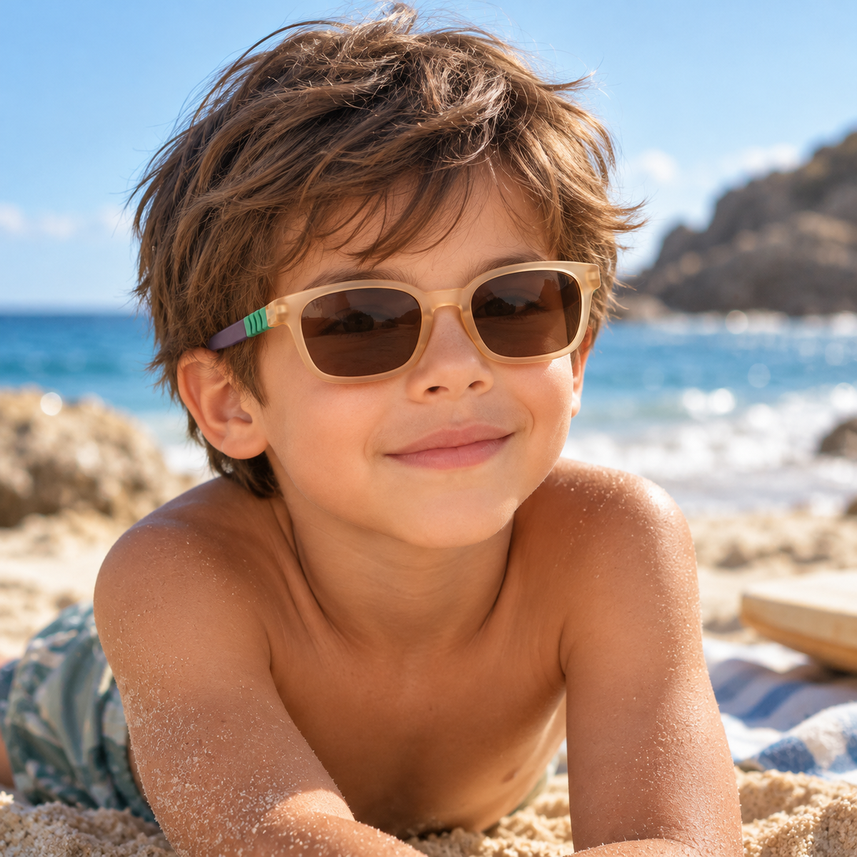 Lentes Silicona Contraste clear brown