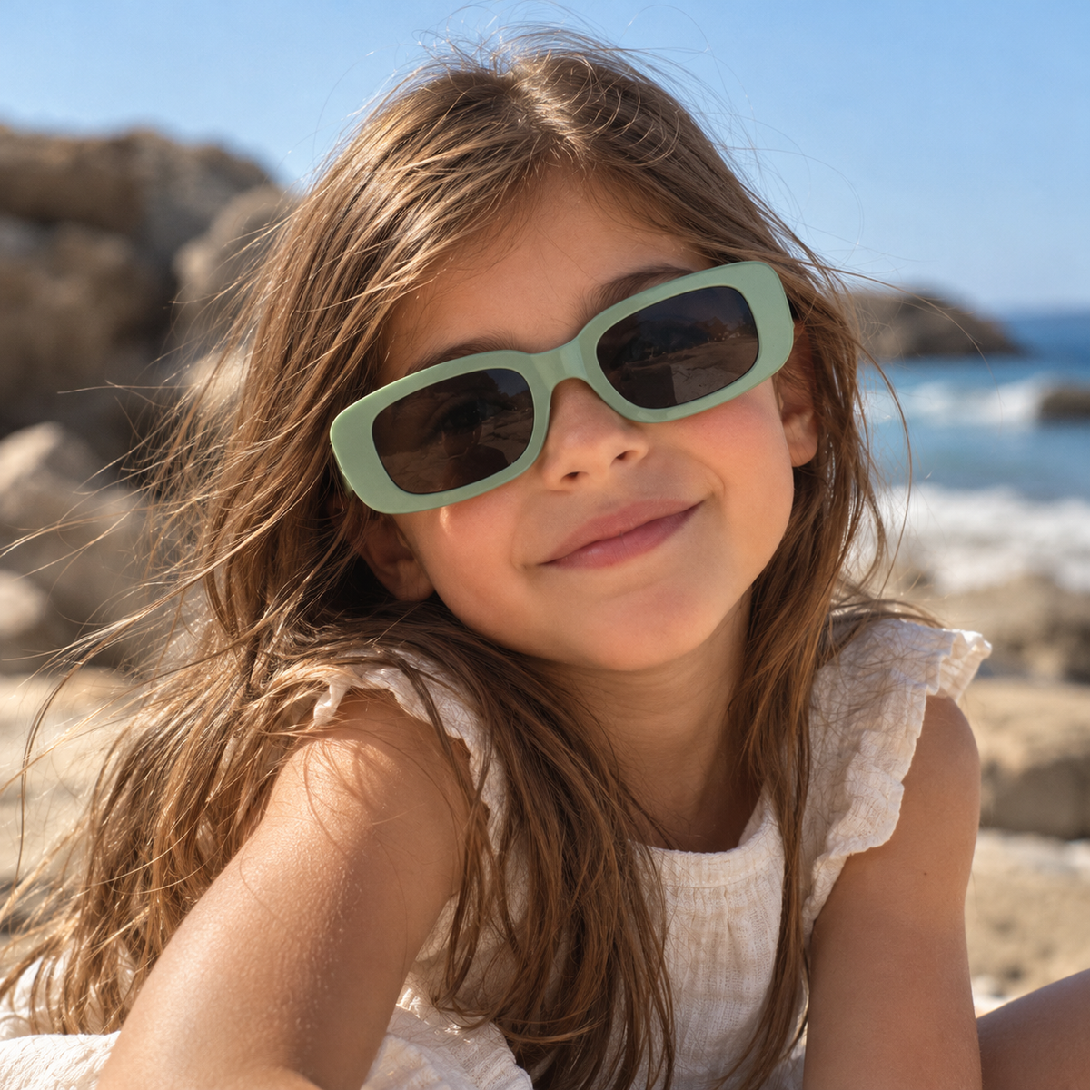 lentes vintage verde