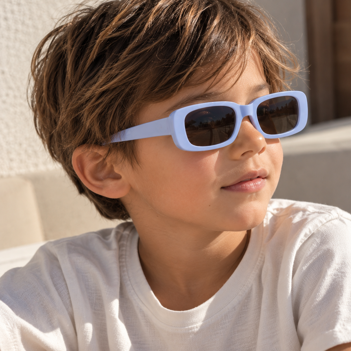 lentes vintage celeste