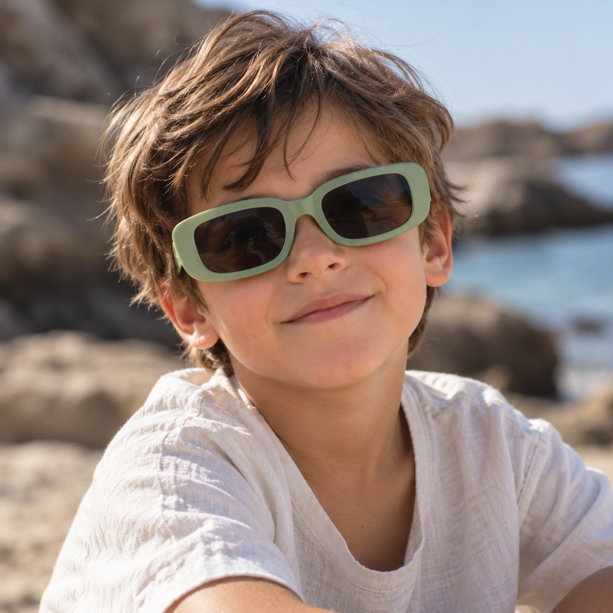lentes vintage verde