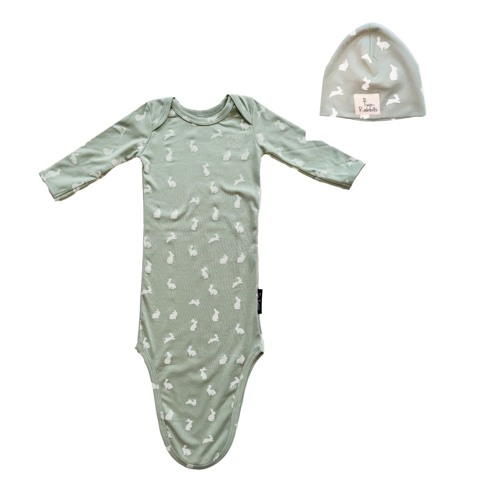 Bolsa Nudo + Beanie Counting Rabbits