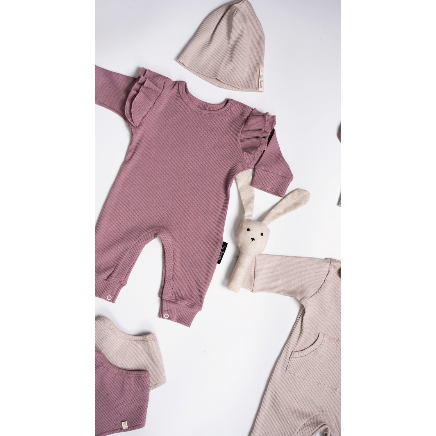 Enterizo Bobos Acanalado Mauve