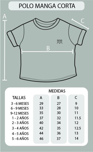 Polo Manga Corta Rayas Azul