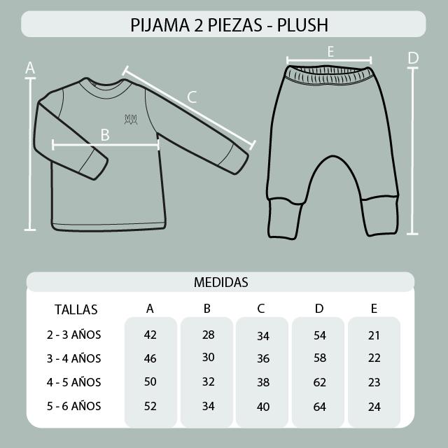 Pijama 2 piezas Plush Star Dust
