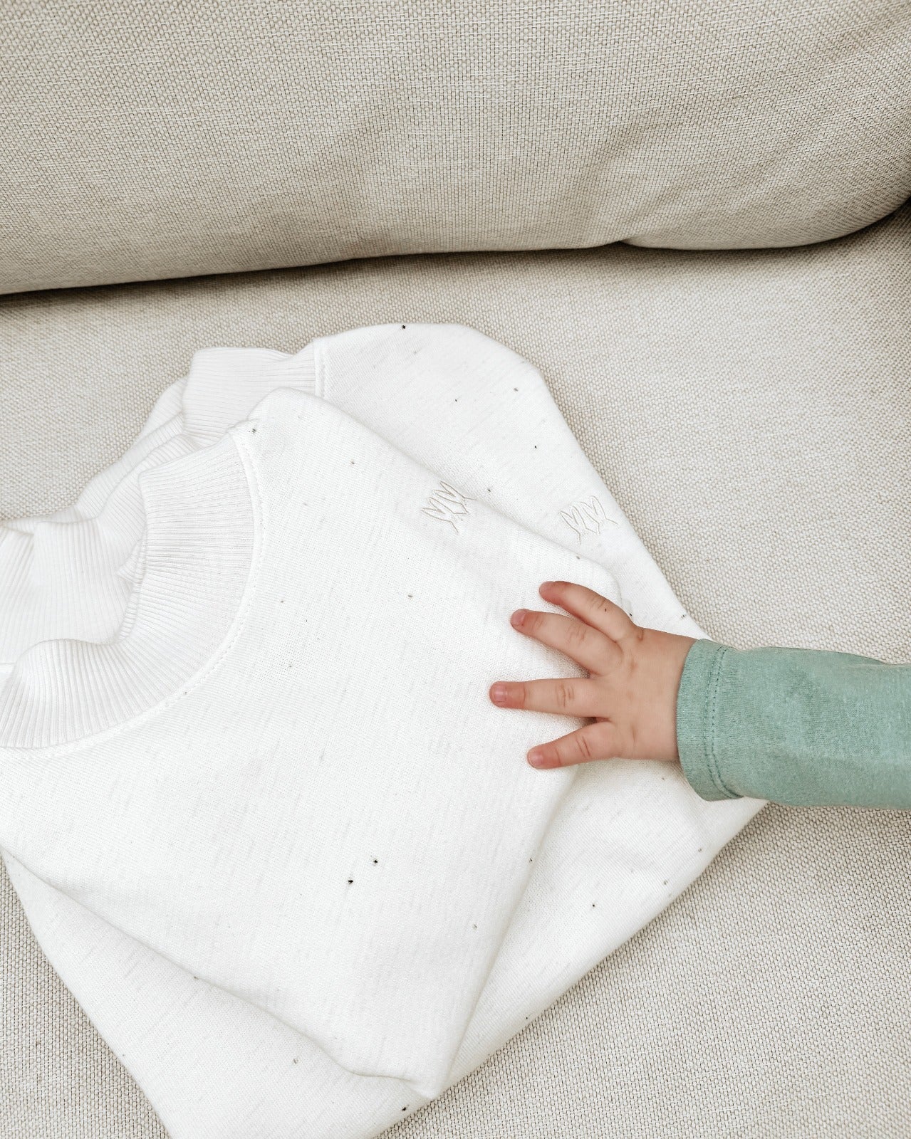 FAMILY MATCH - Sweatshirt Oversize Cuello Alto Cotton - Bebés y Niños
