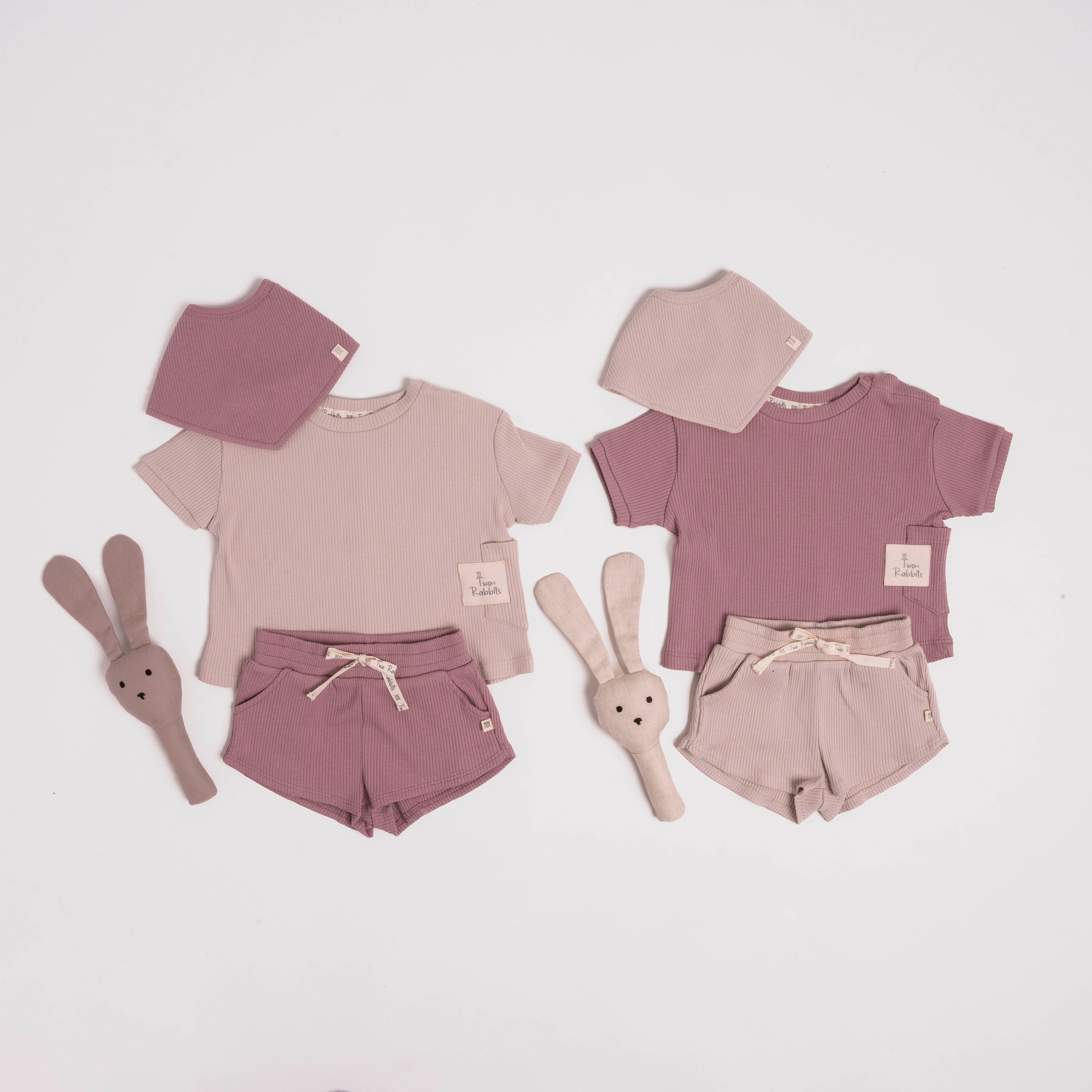 Polo Oversize Acanalado Mauve