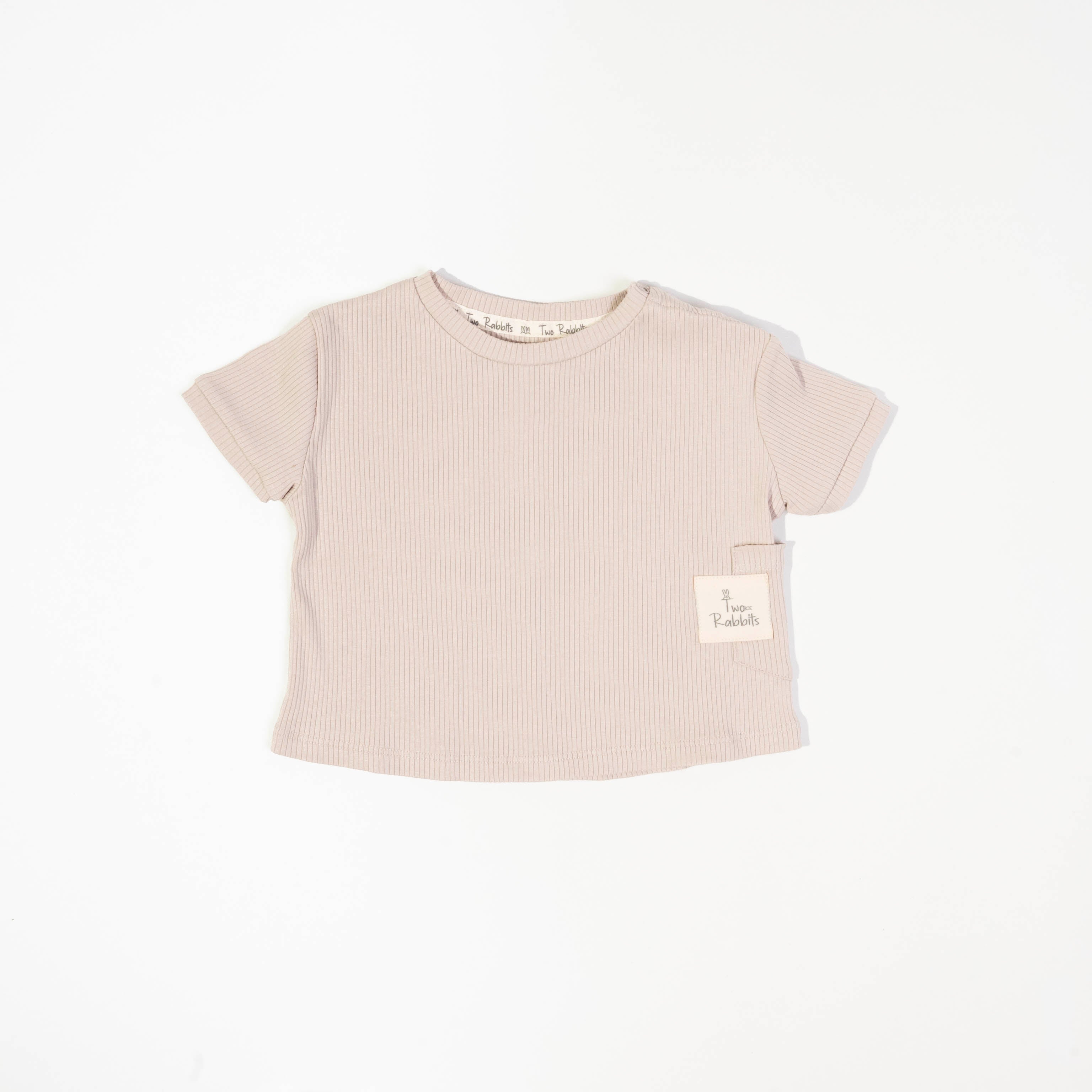 Polo Oversize Acanalado Taupe