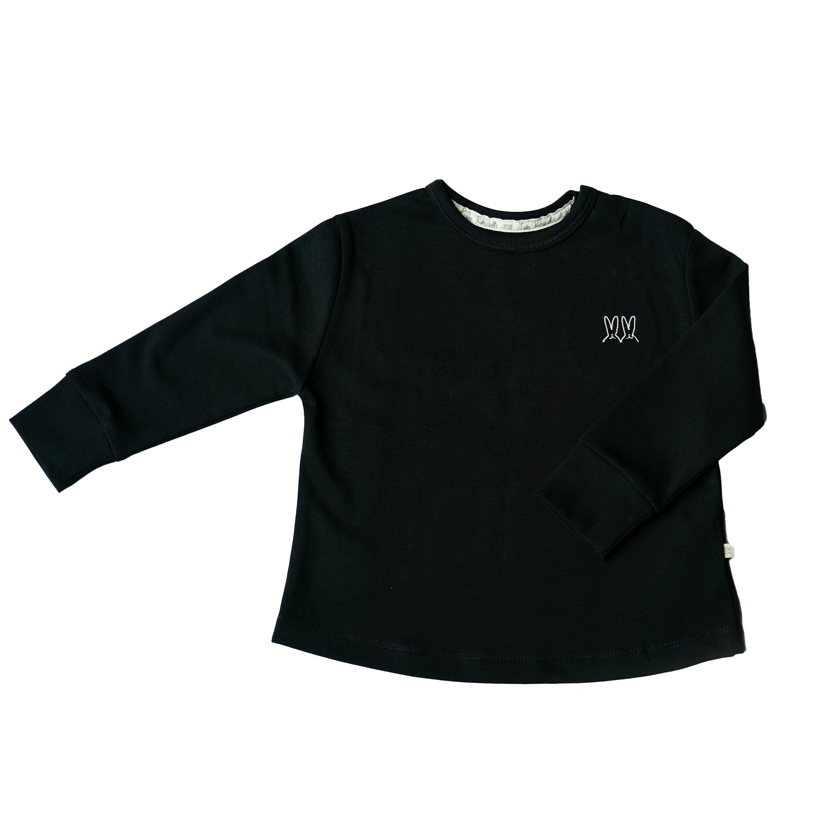 Polo Manga Larga Negro