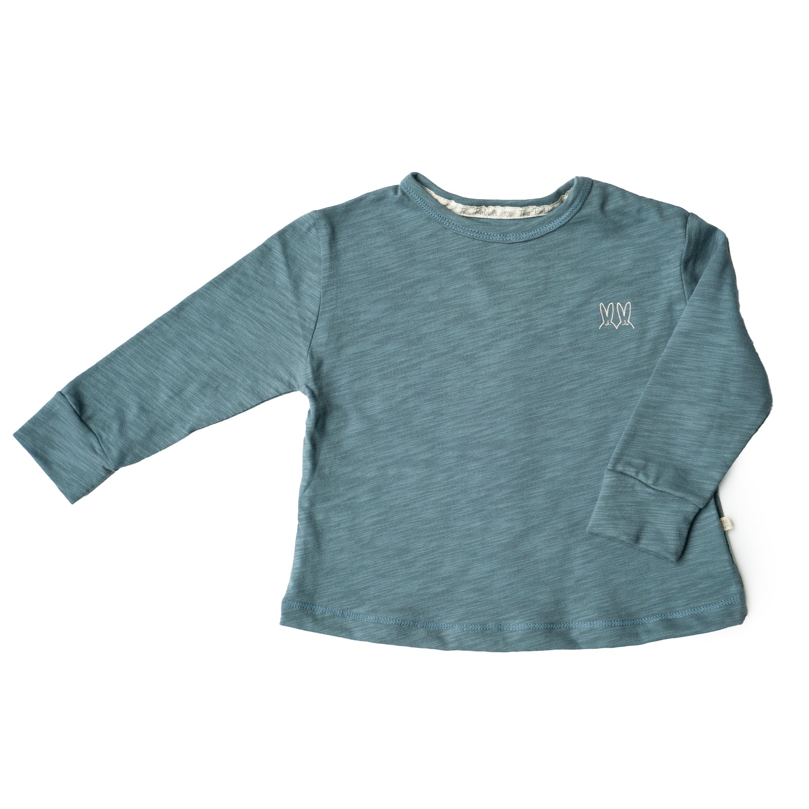 Polo Manga Larga Steel Blue Flame