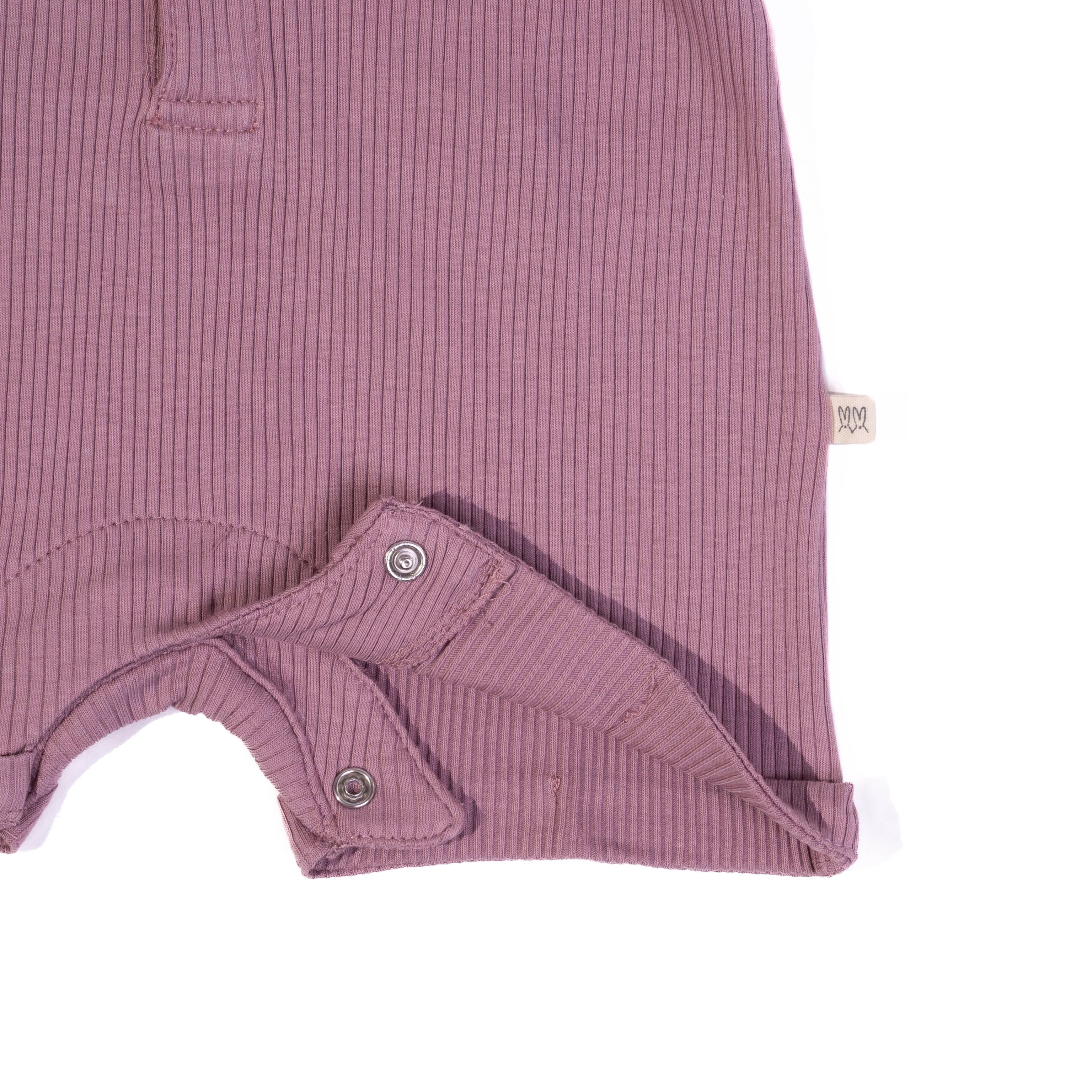 Romper Acanalado Mauve