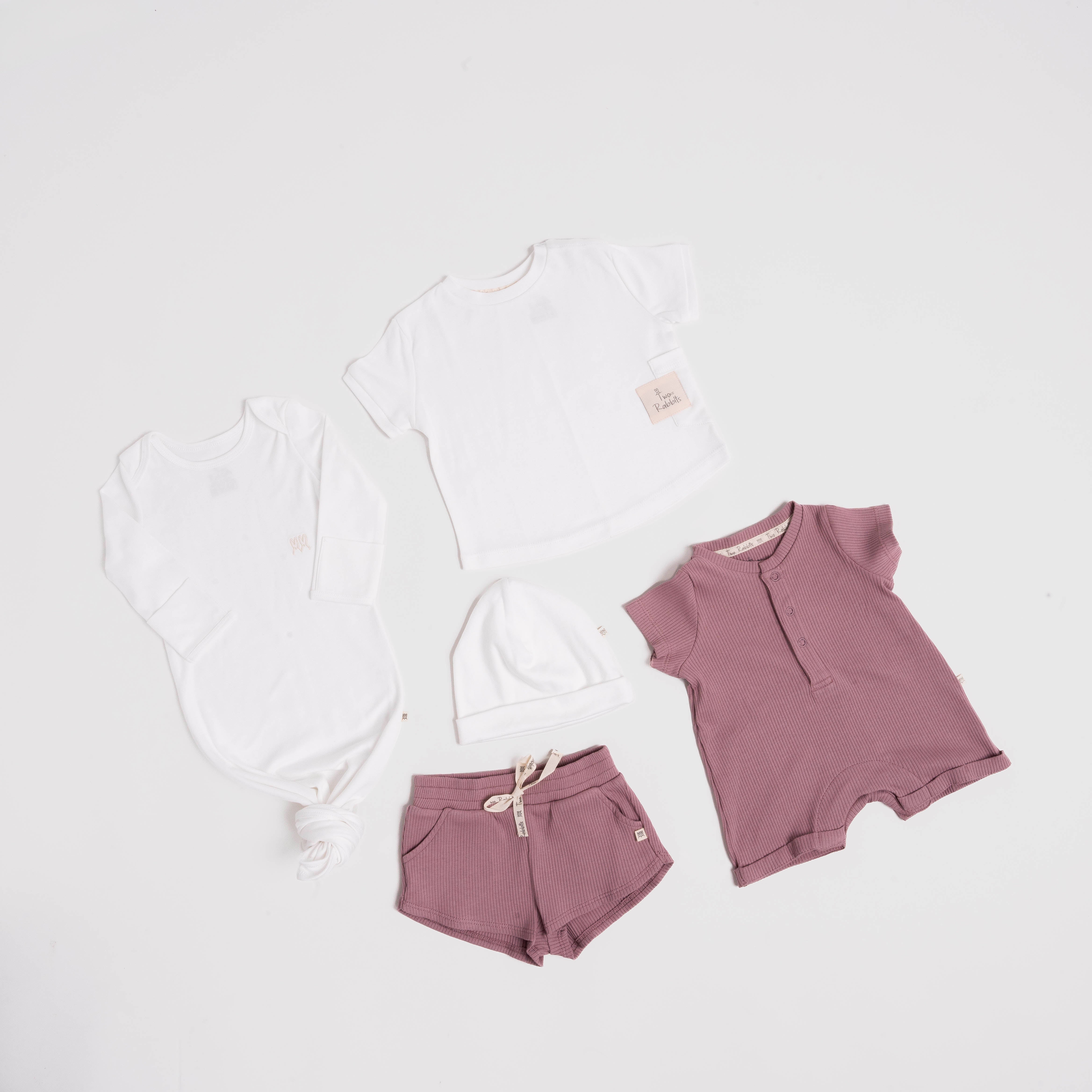 Romper Acanalado Mauve