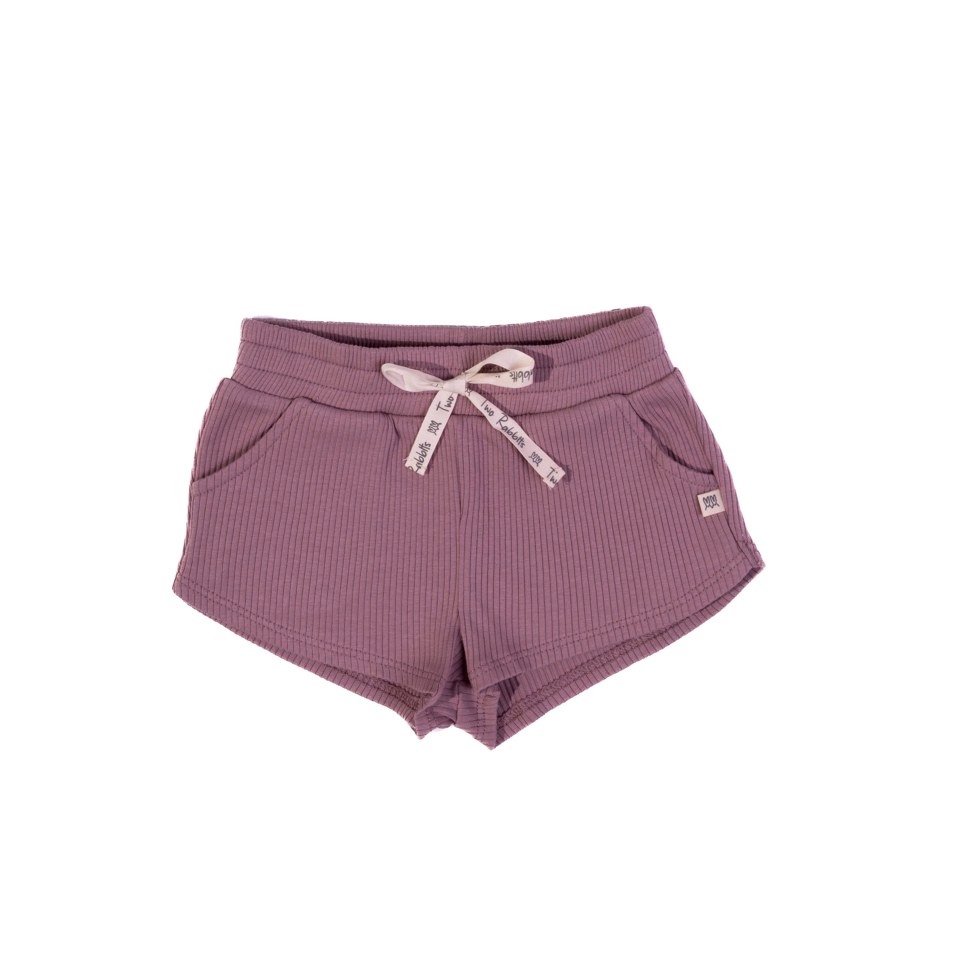 Short Comfy Acanalado Mauve