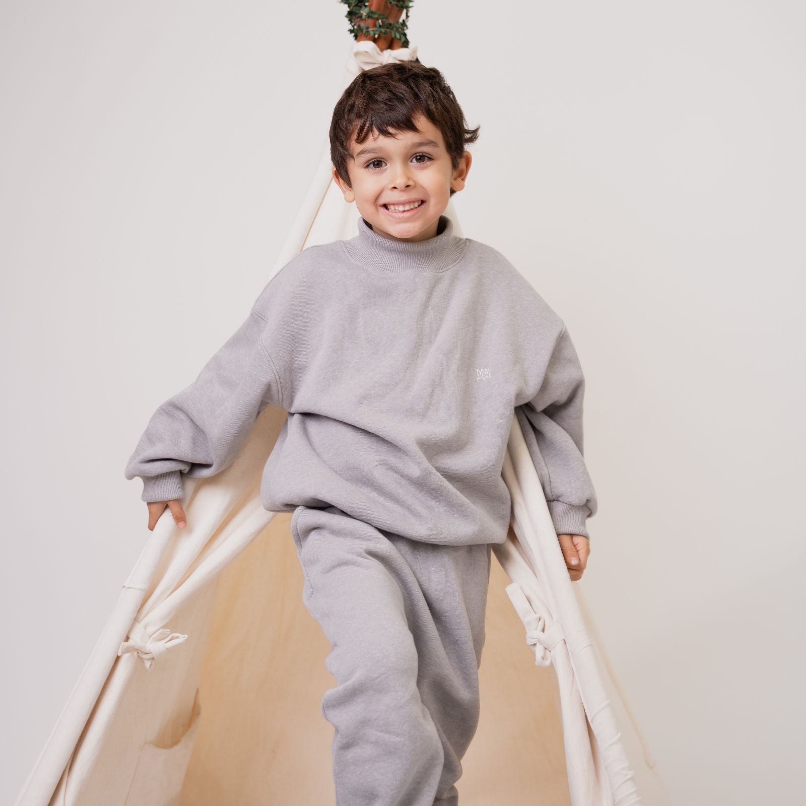 Sweatshirt Oversize Cuello Alto Moon Dust