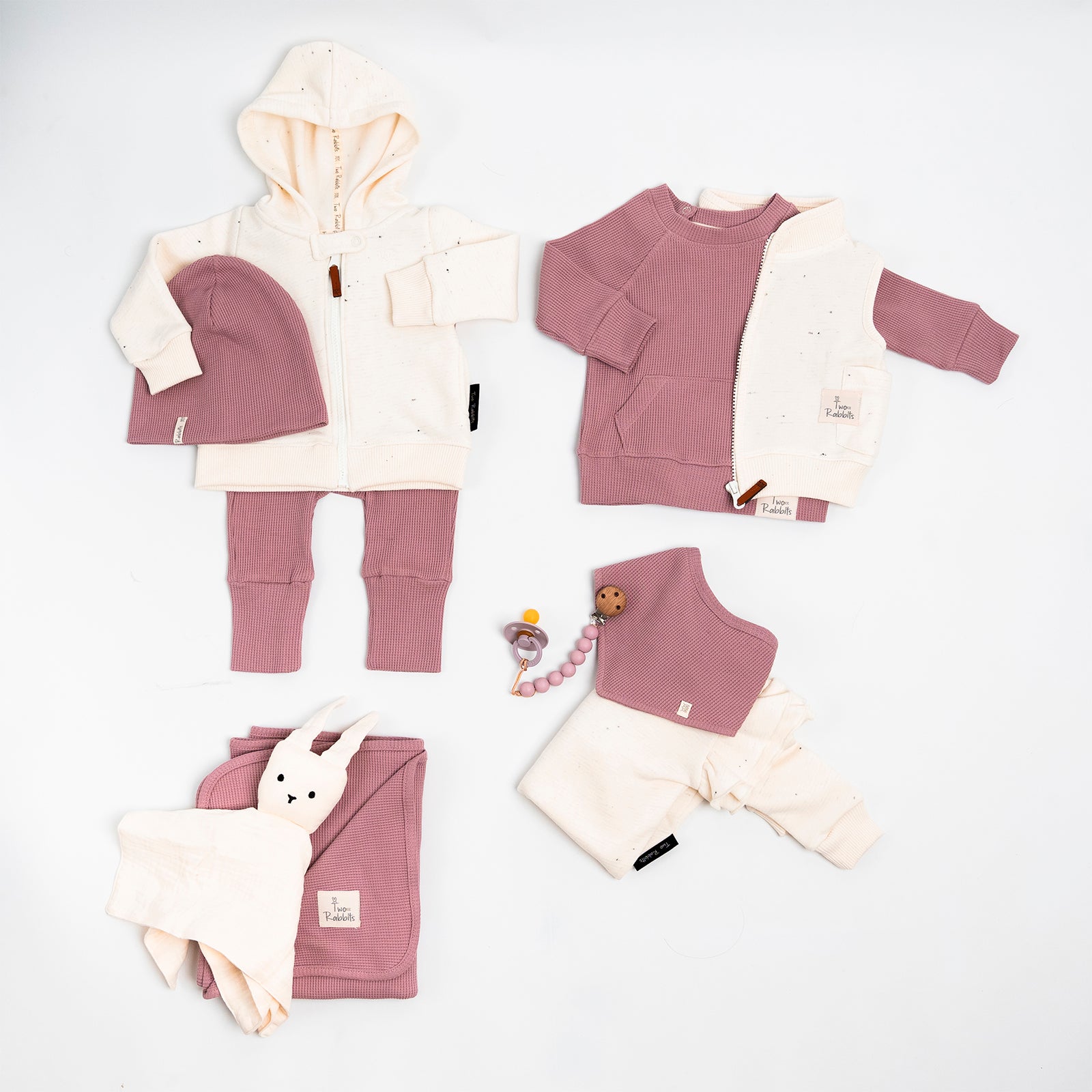Beanie Waffle Mauve