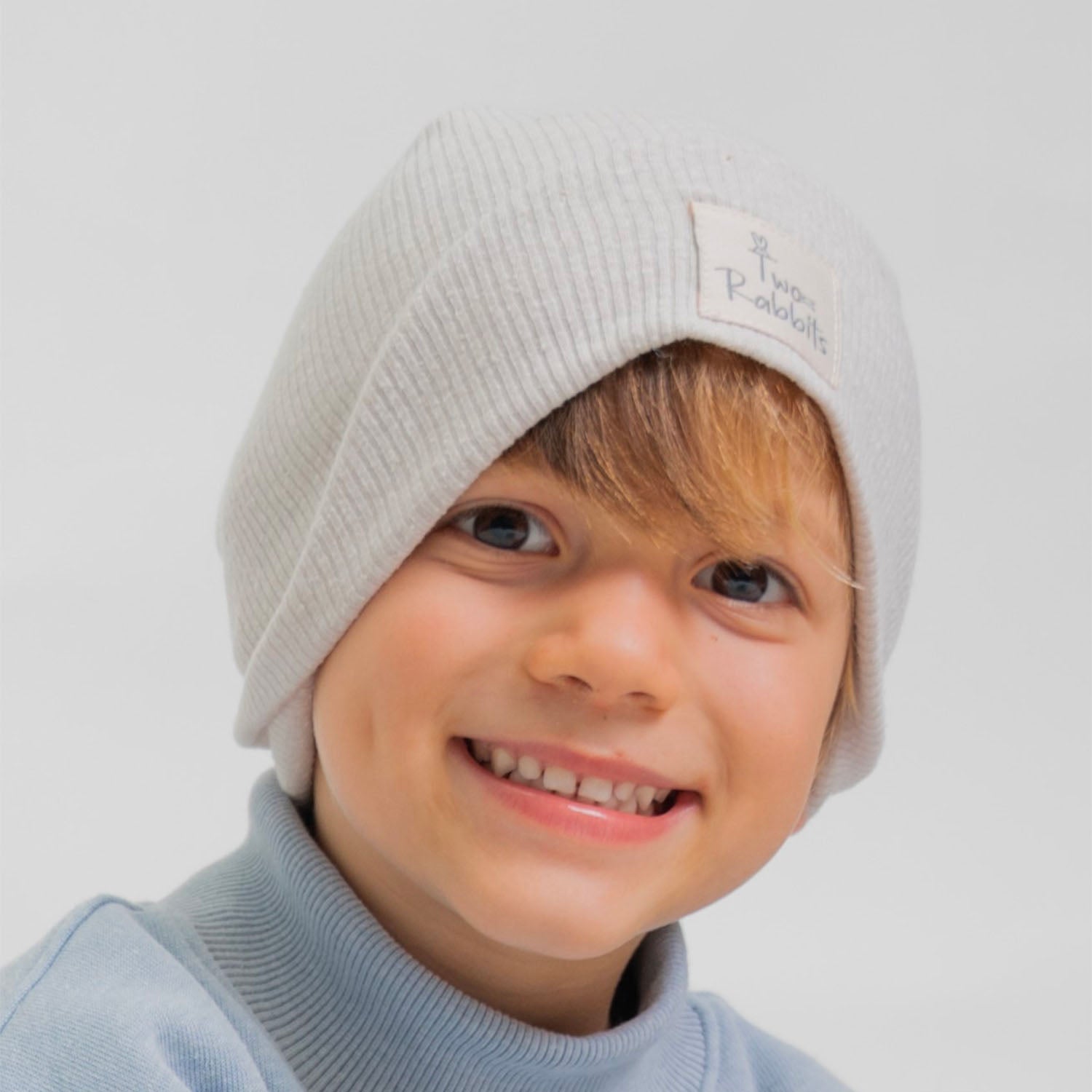 Beanie Rib Silver Moon