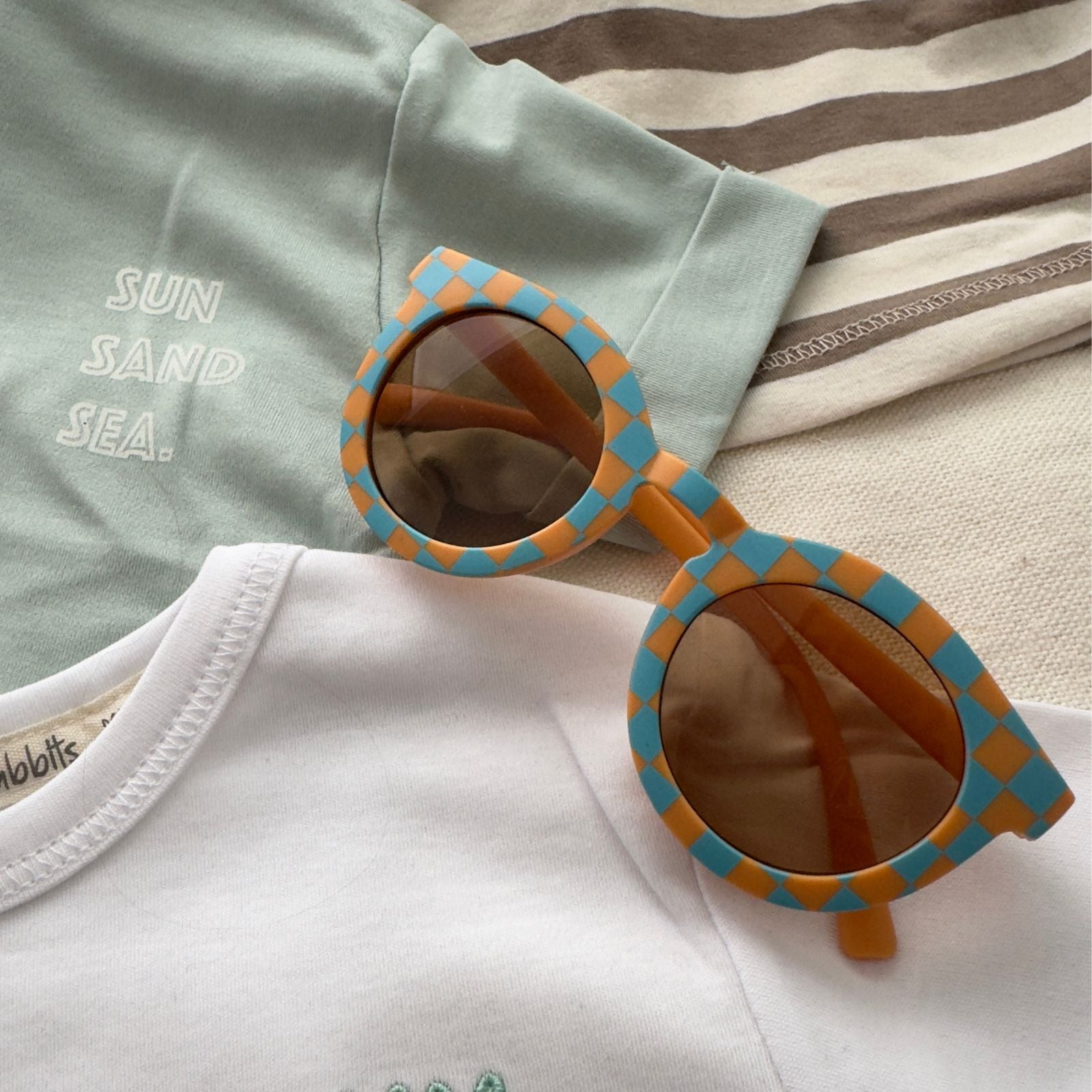 Lentes Cuadros Turquesa