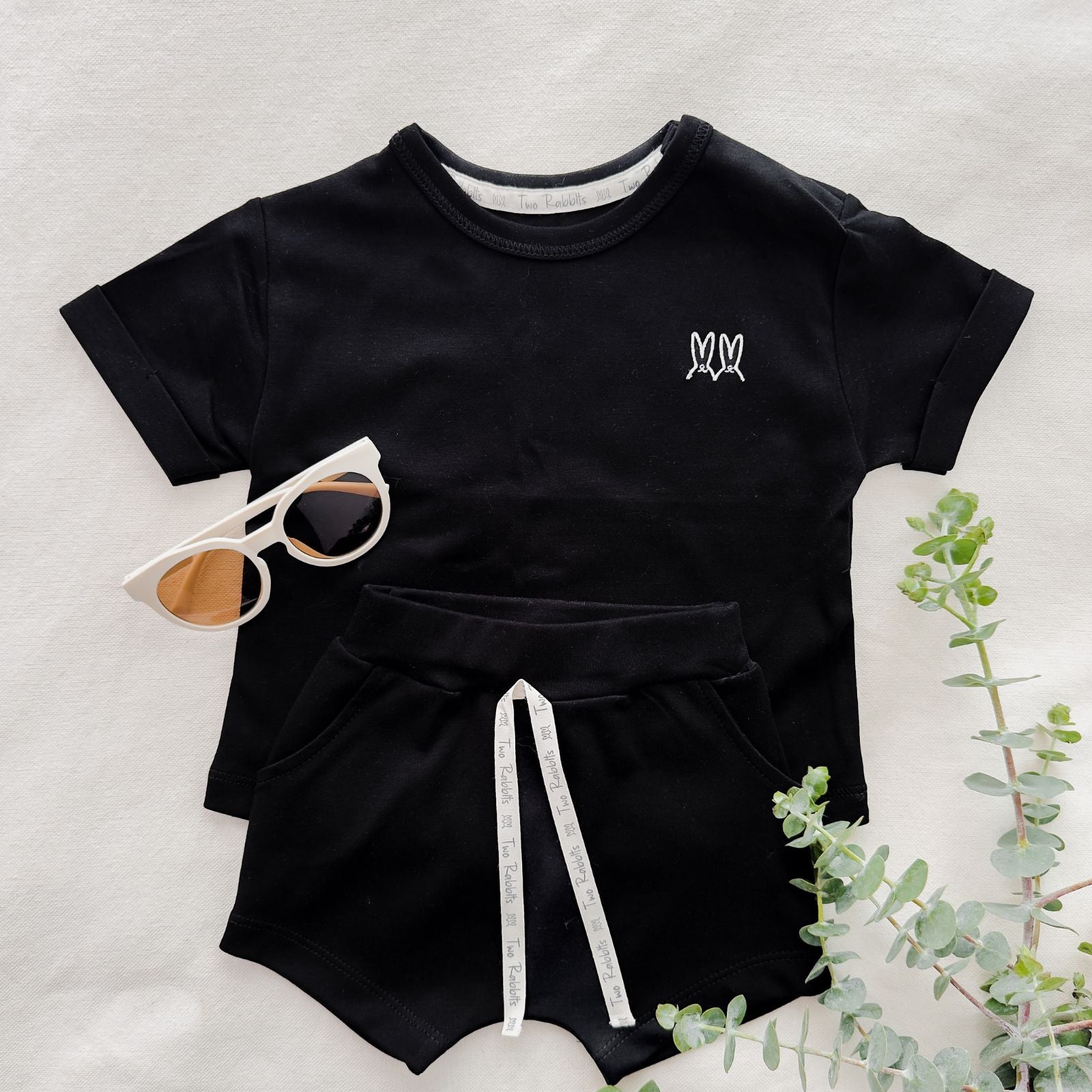 Polo Manga Corta Negro