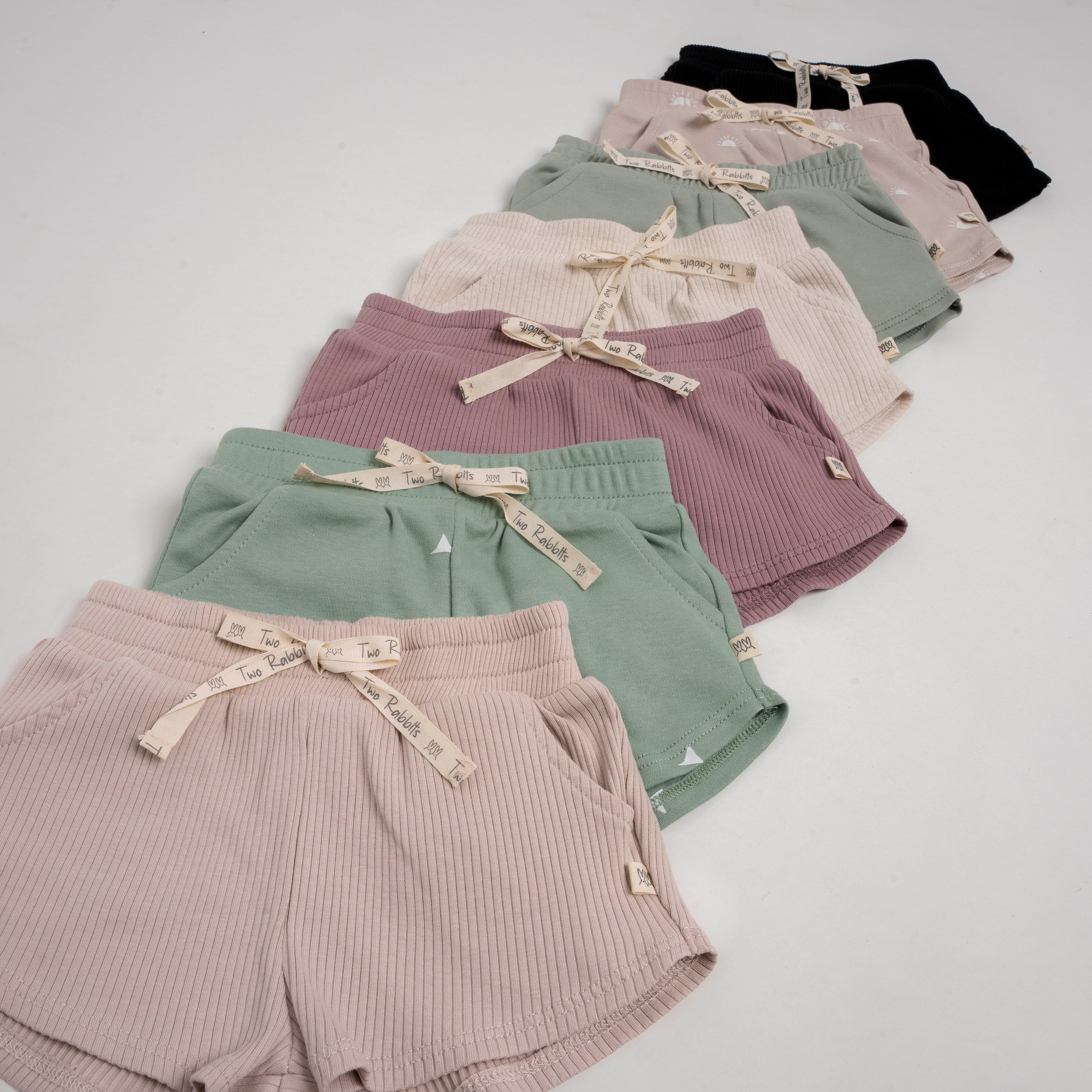 Short Comfy Acanalado Mauve