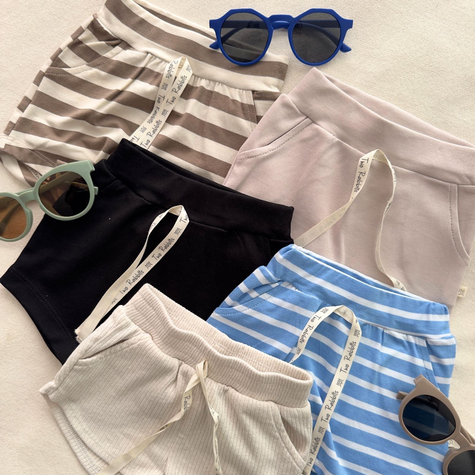 Short Rayas Azul