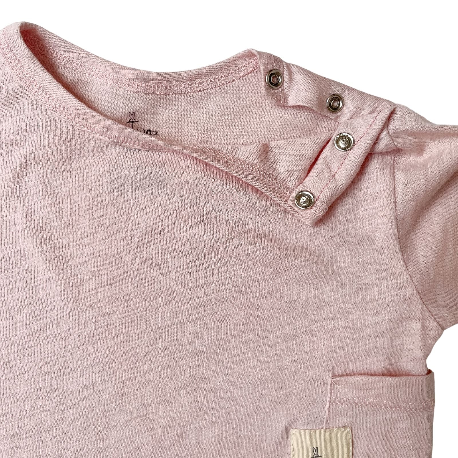 Polo manga larga cotton flame Dusty Rose