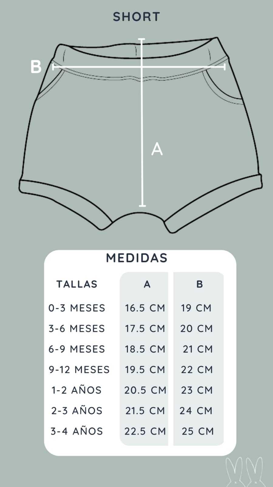 Short algodón orgánic dots