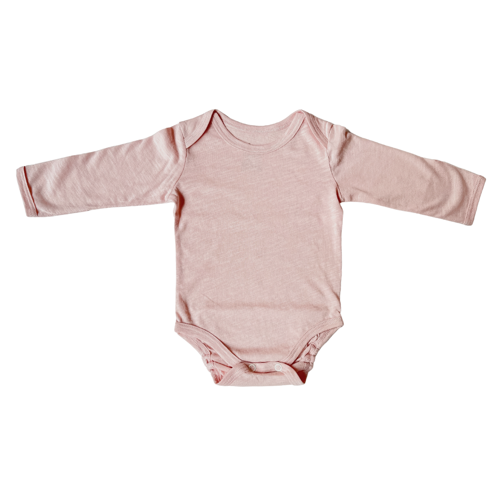 Body Manga Larga Cotton Flame Dusty Rose