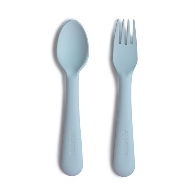 Set Cuchara Tenedor Powder Blue