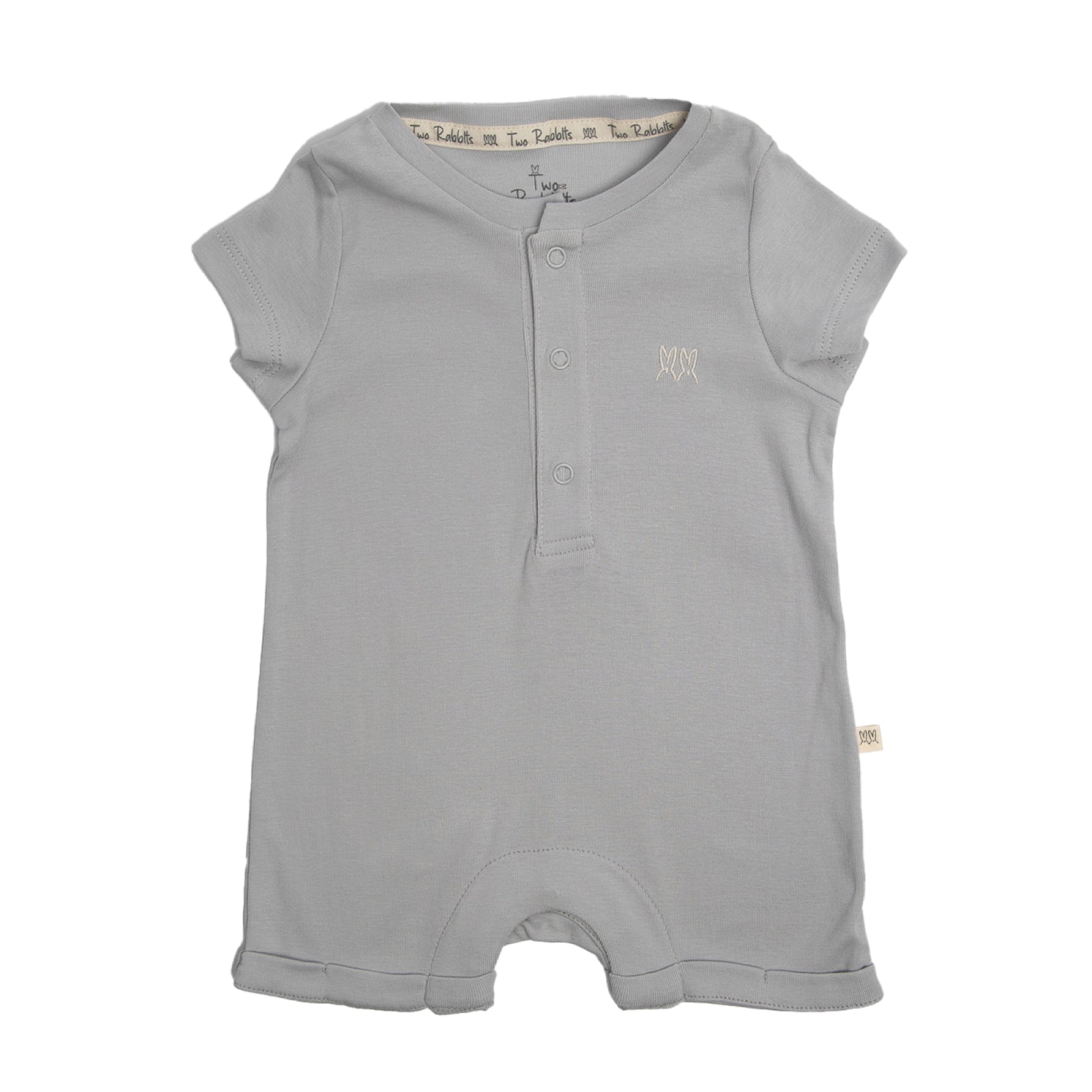 Romper Rib Silver