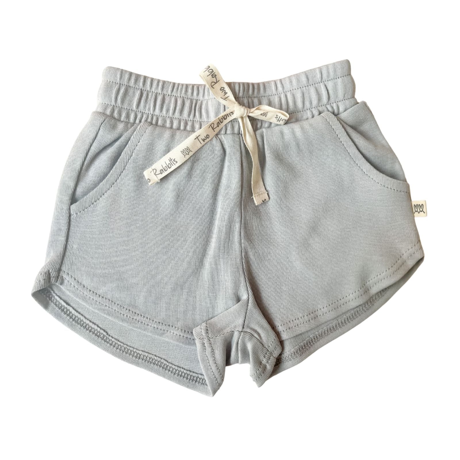 Short Comfy Rib Silver