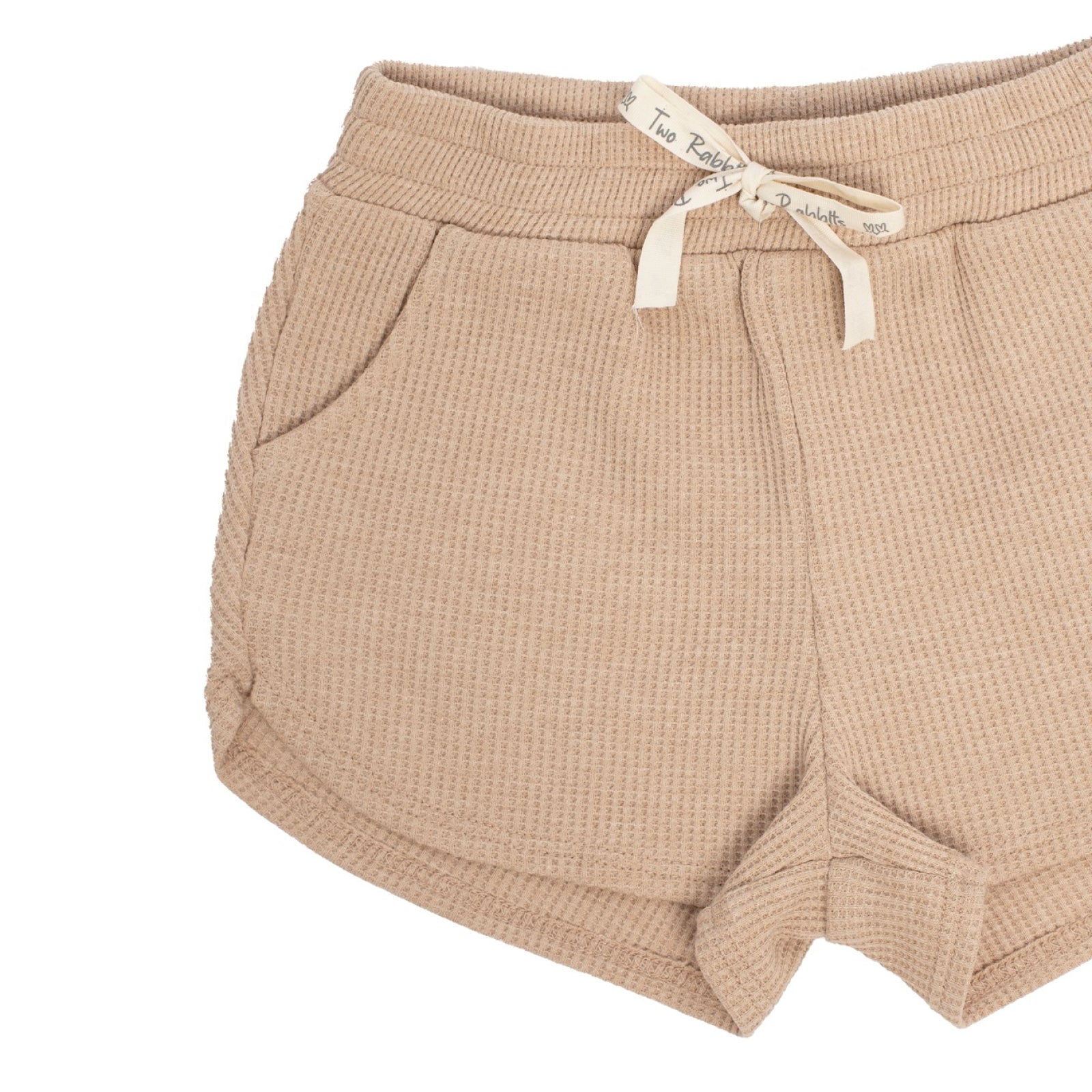Short Comfy Waffle Beige