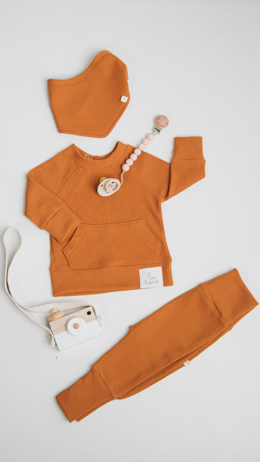 Pant Waffle Maple -Adjustable Fit!