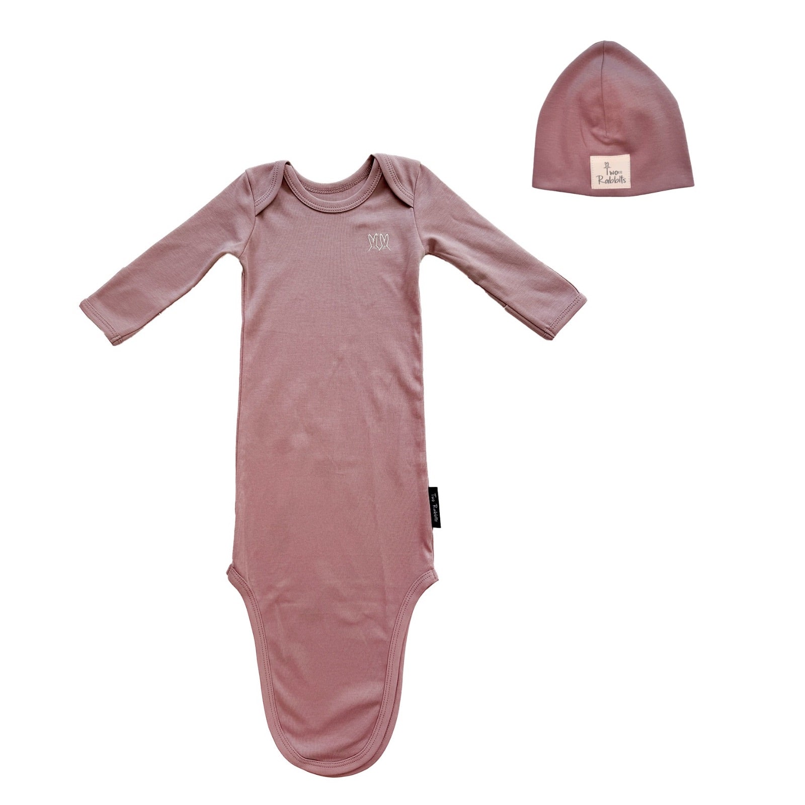 Bolsa Nudo + Beanie Mauve