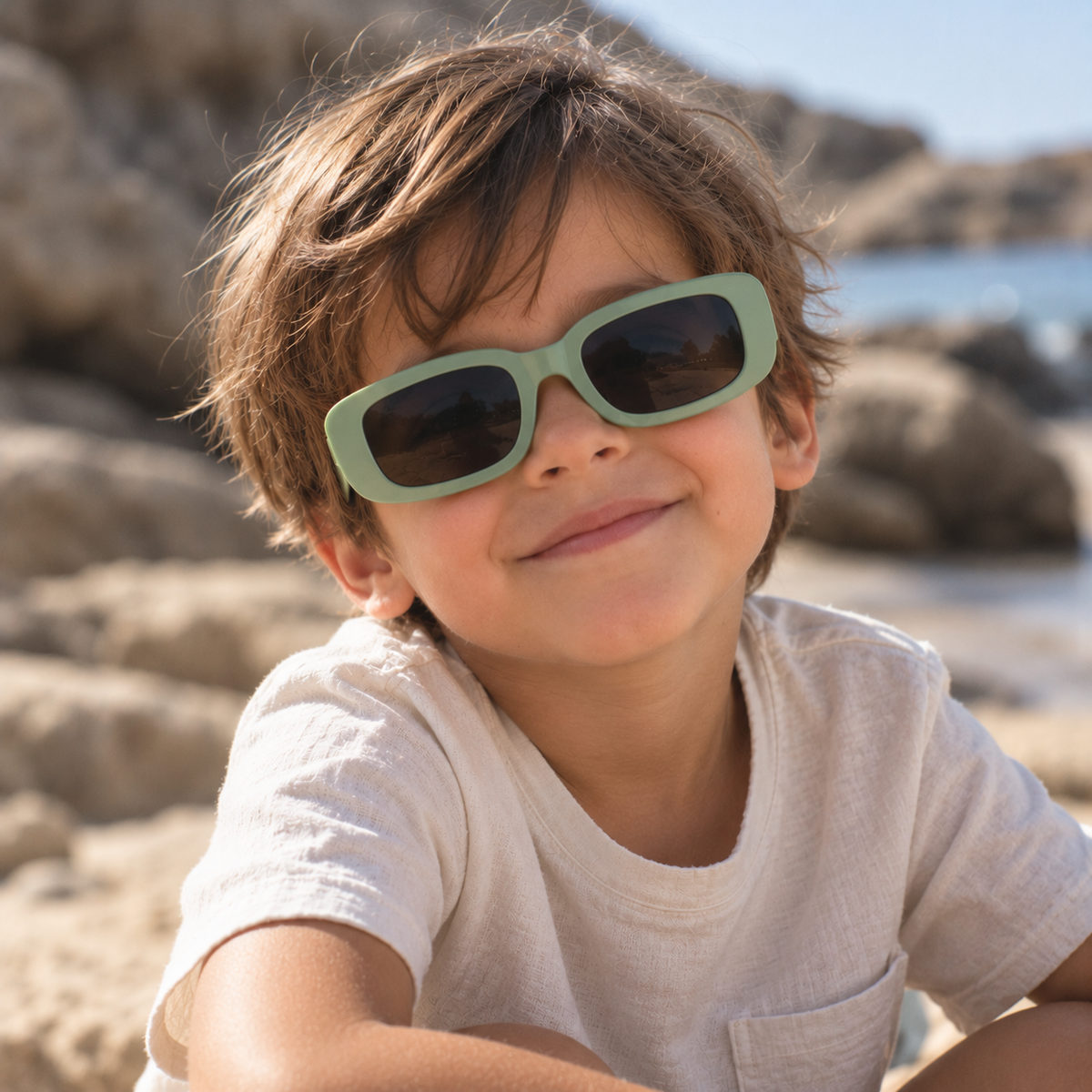lentes vintage verde