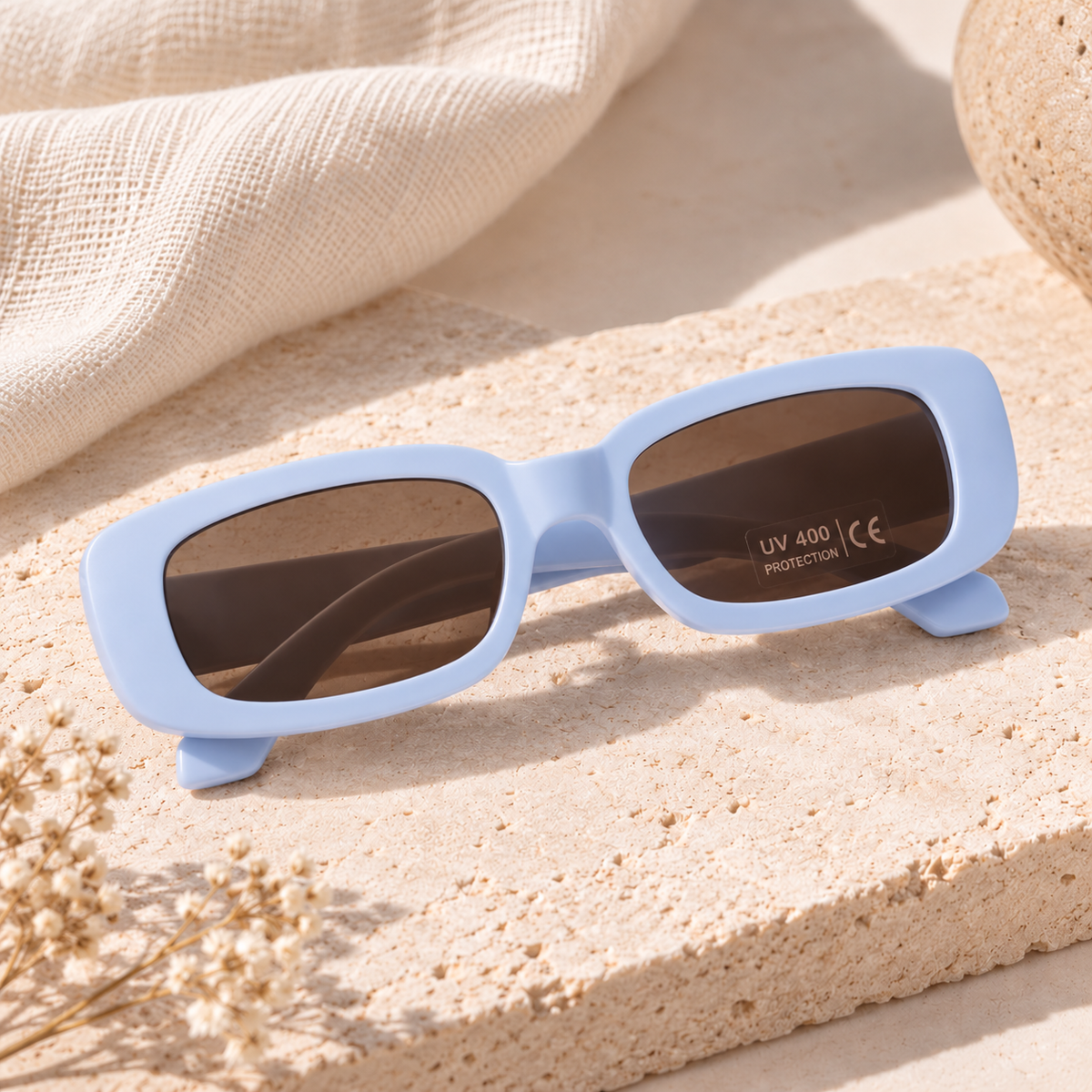 lentes vintage celeste
