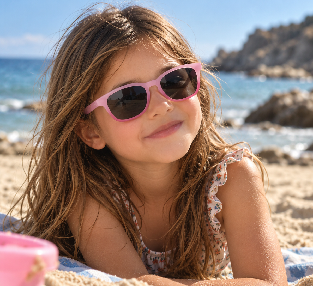 Lentes Cuadrados Polarizados pink purple