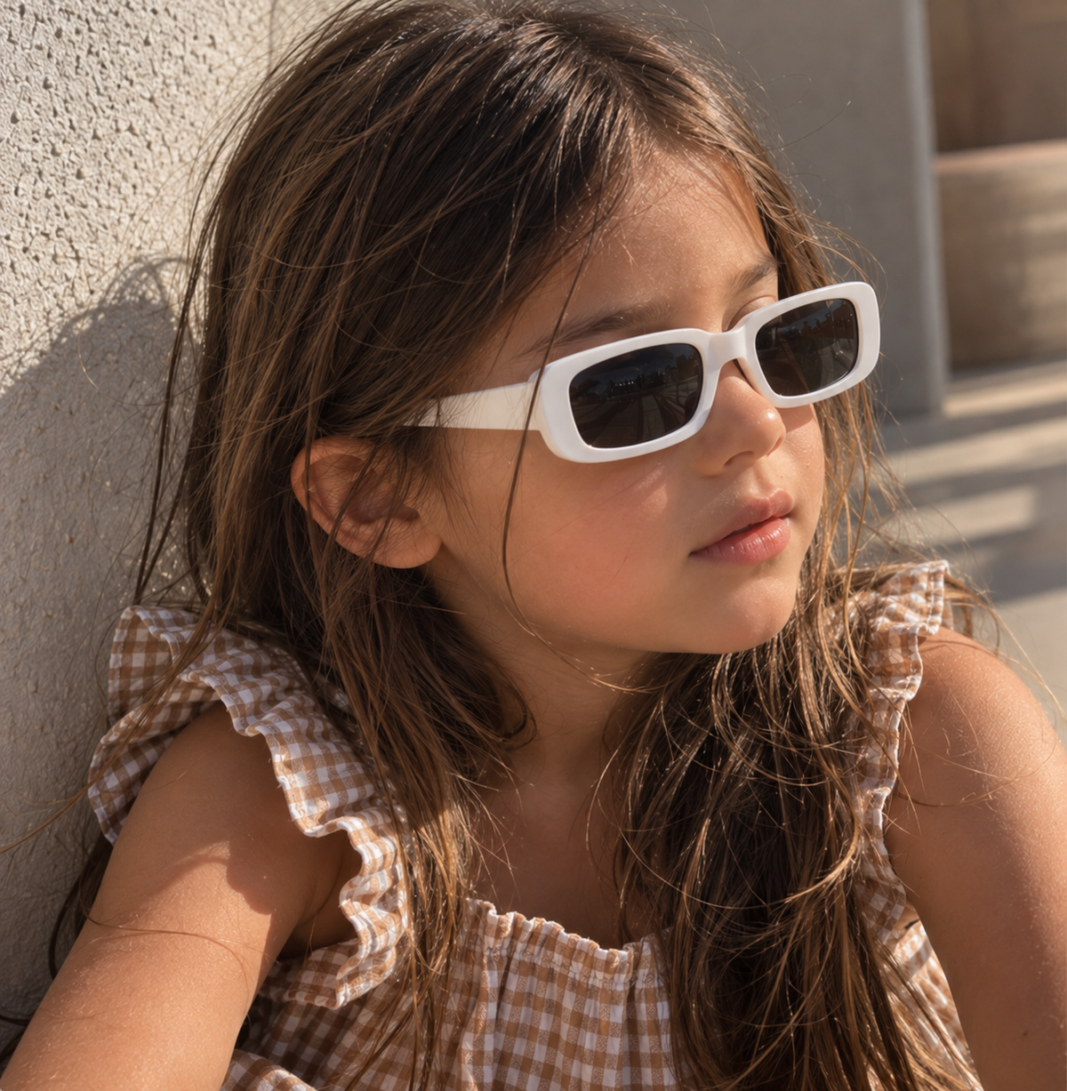lentes vintage blanco