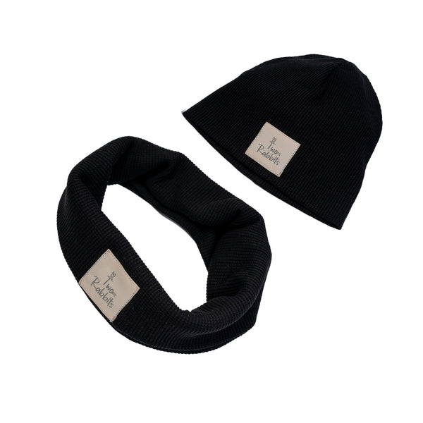 Cuello waffle negro