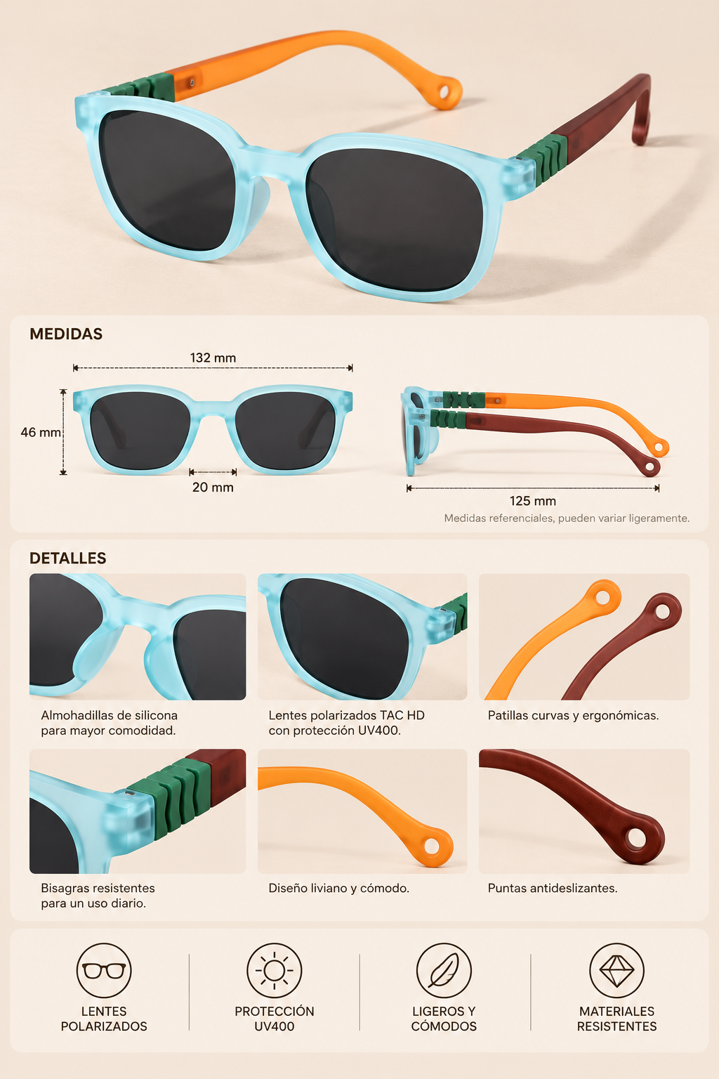 Lentes Silicona Contraste clear blue