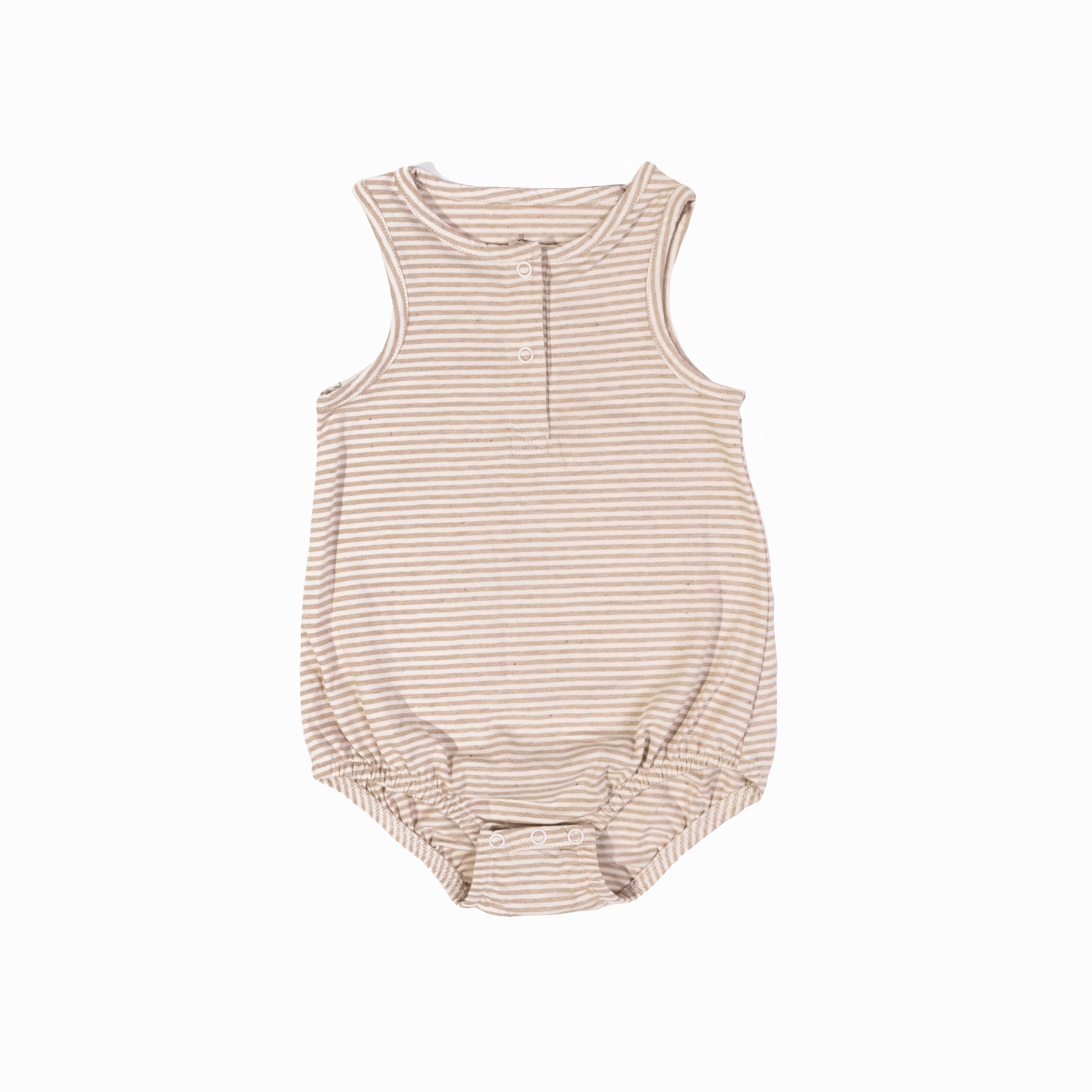 Baby Romper Orgánico Avocado a Rayas