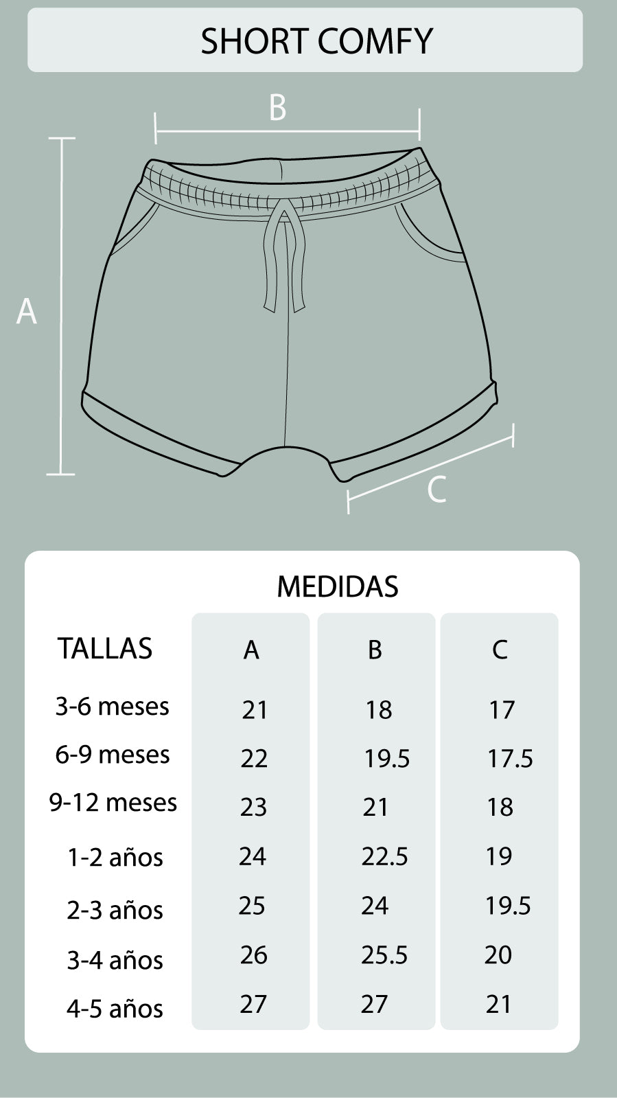 Short Comfy Acanalado Sienna