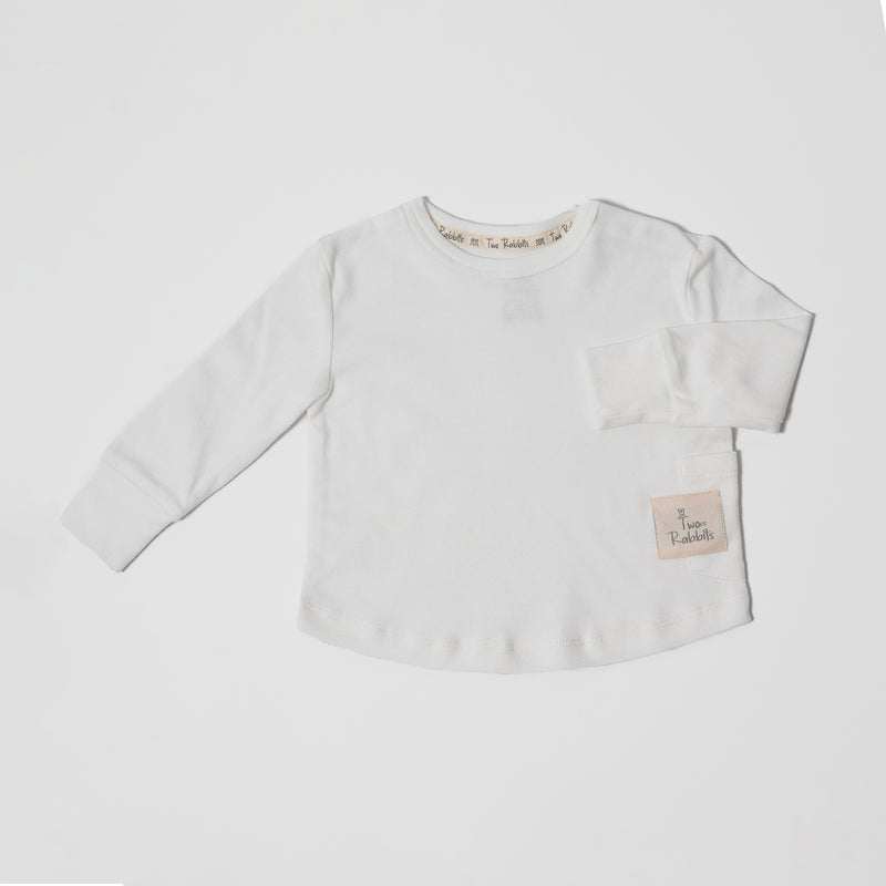 Polo Manga Larga Blanco