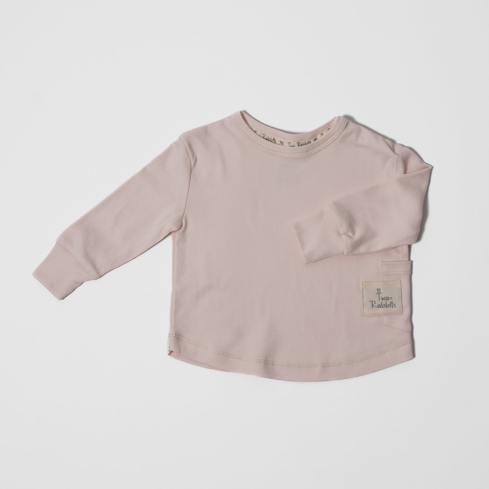 Polo Manga Larga Dusty Rose