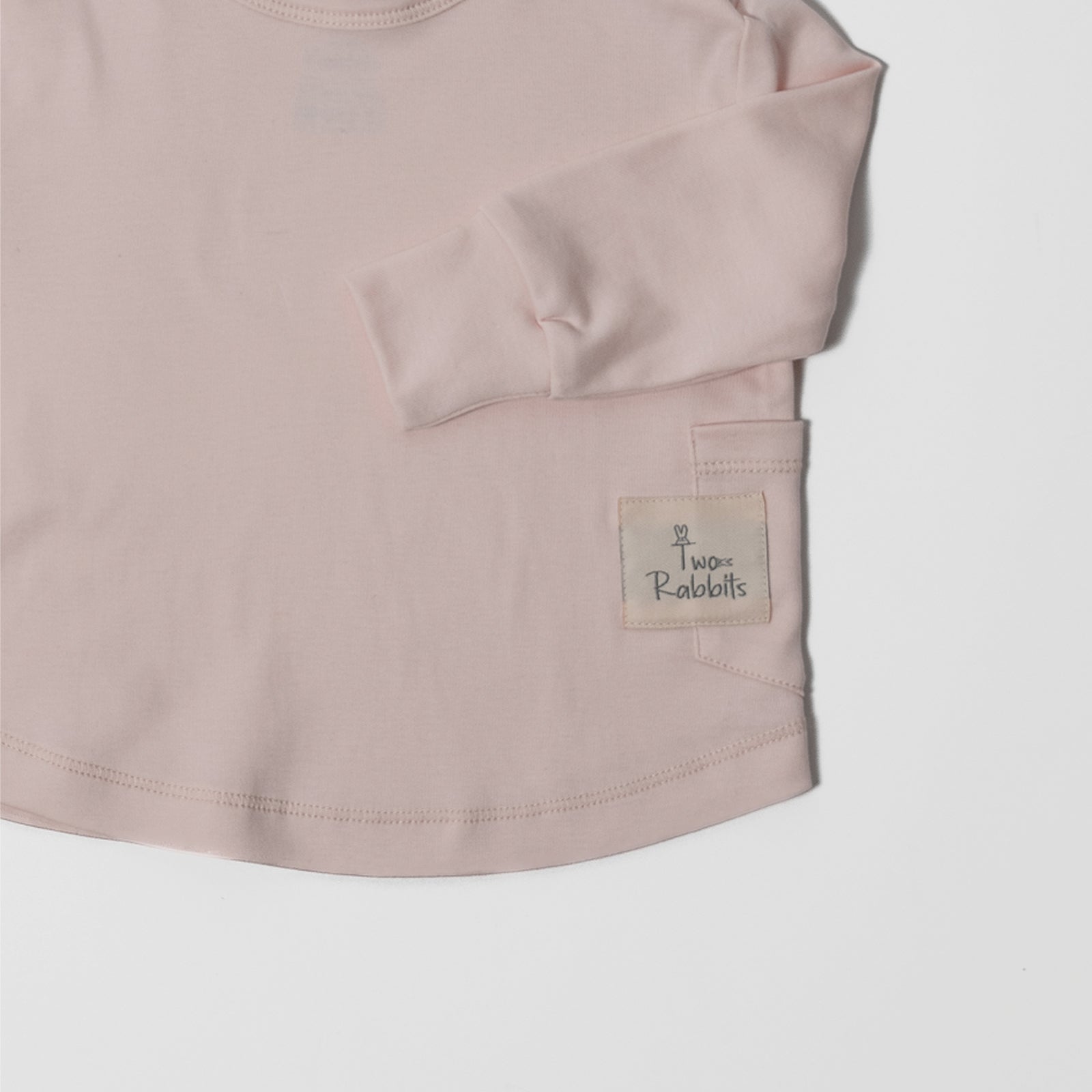 Polo Manga Larga Dusty Rose