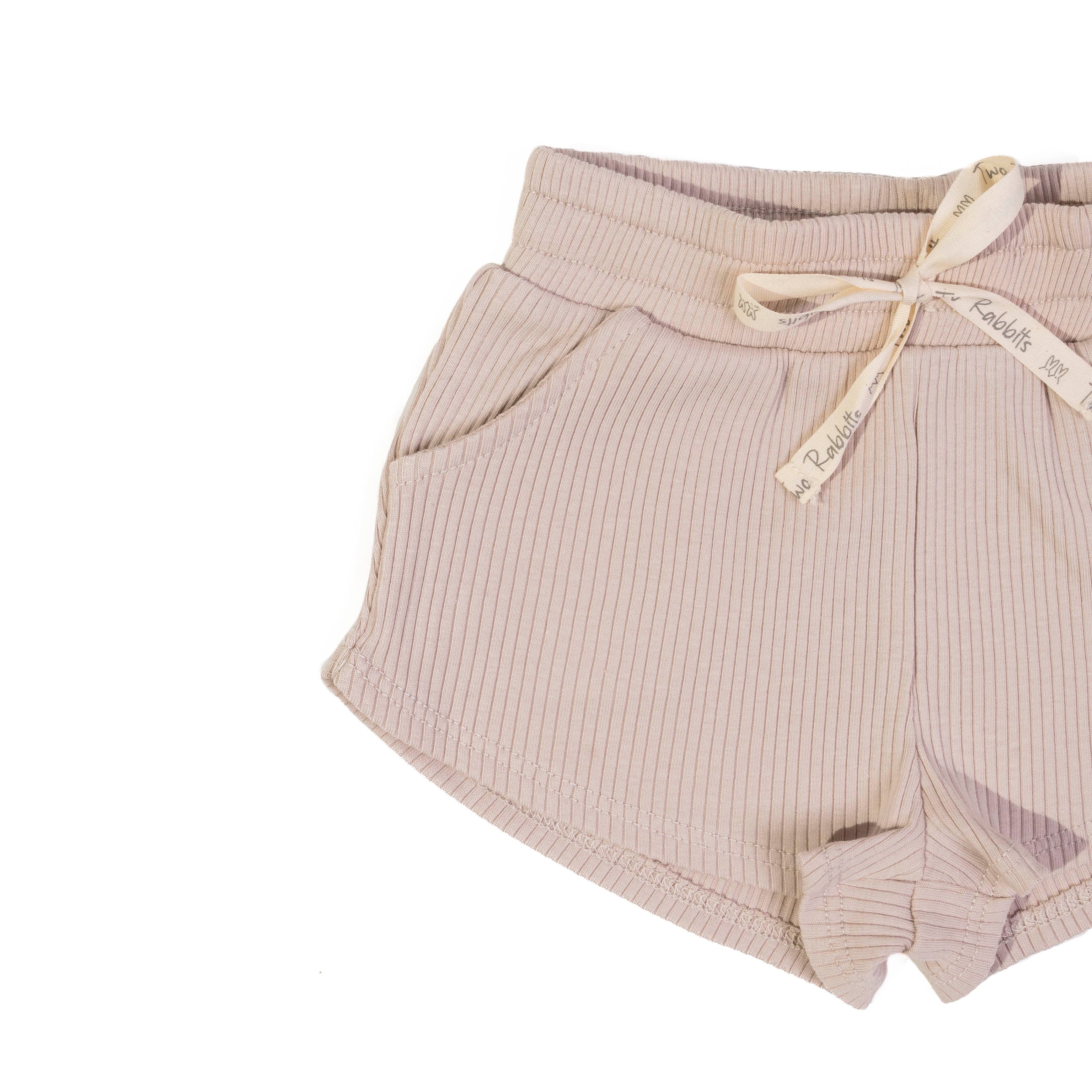 Short Comfy Acanalado Taupe