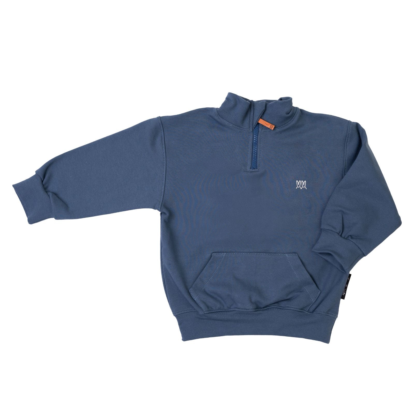 Sweatshirt Cuello Alto con Cierre Midnight