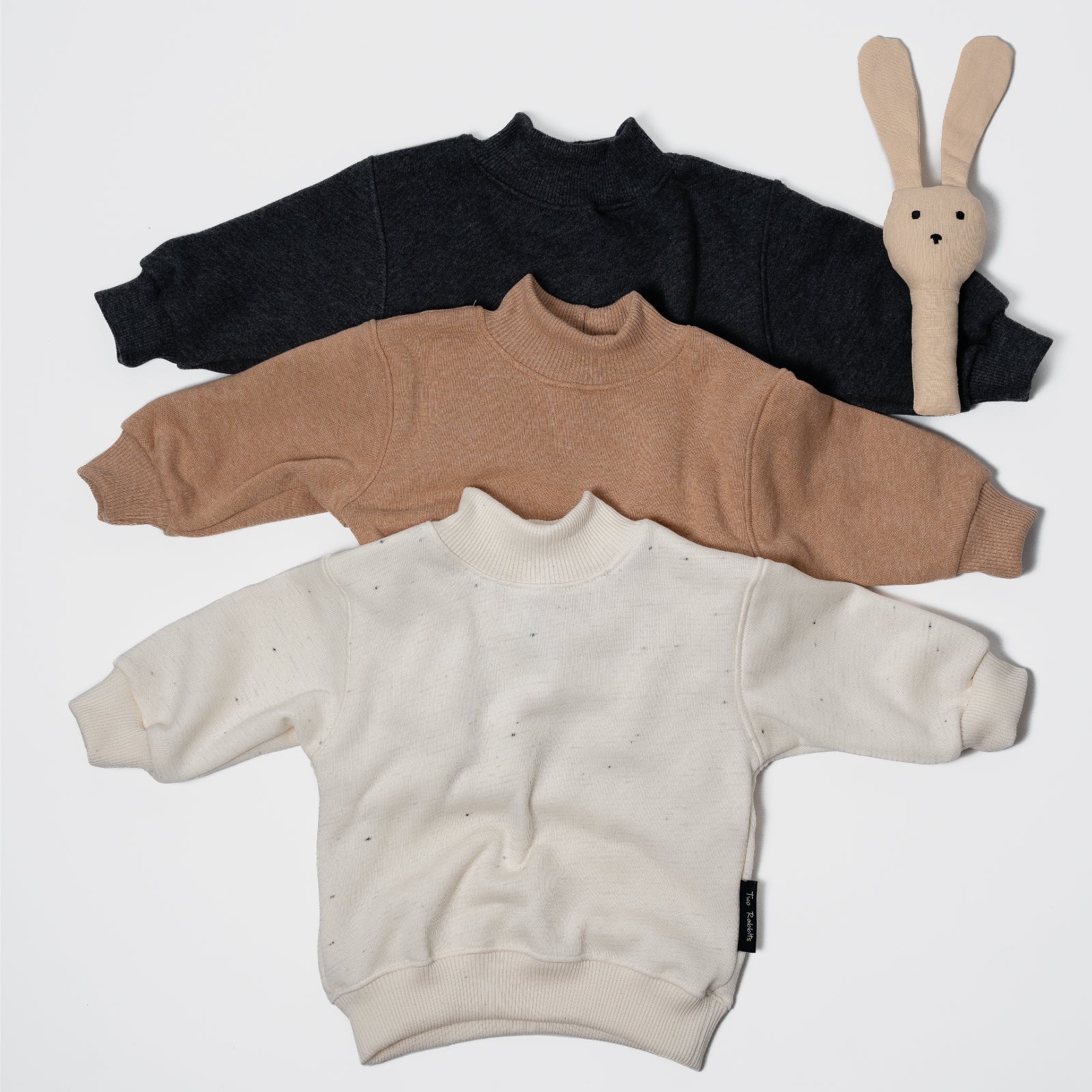 Sweatshirt Oversize Cuello Alto Camel