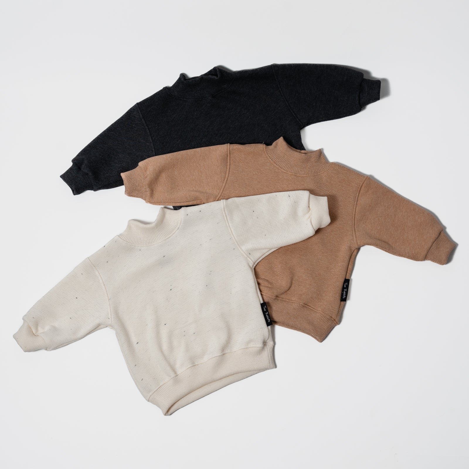 Sweatshirt Oversize Cuello Alto Camel
