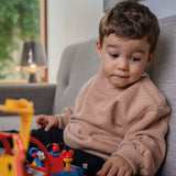 Sweatshirt Oversize Cuello Alto Camel